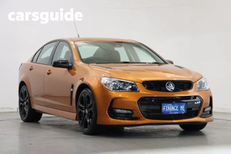 Orange 2017 Holden Commodore Sedan SS-V Redline