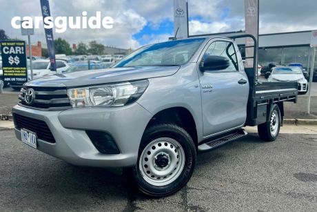 Silver 2018 Toyota Hilux Cab Chassis SR (4X4)
