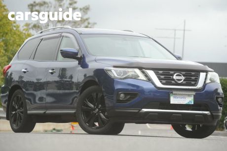 Blue 2018 Nissan Pathfinder Wagon ST-L (4X4)