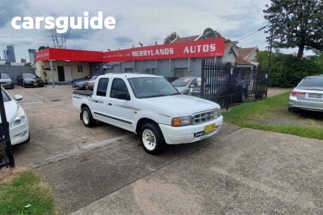 White 1999 Ford Courier Crew Cab Chassis GL