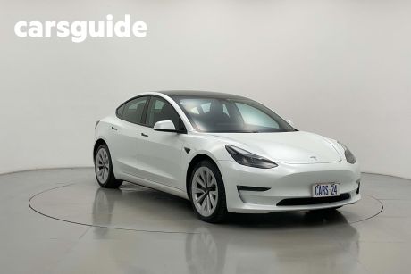 White 2022 Tesla Model 3 Sedan Long Range