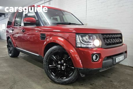 Red 2014 Land Rover Discovery 4 Wagon 3.0 SDV6 SE