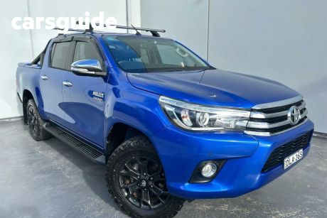 Blue 2016 Toyota Hilux Dual Cab Utility SR5 (4X4)