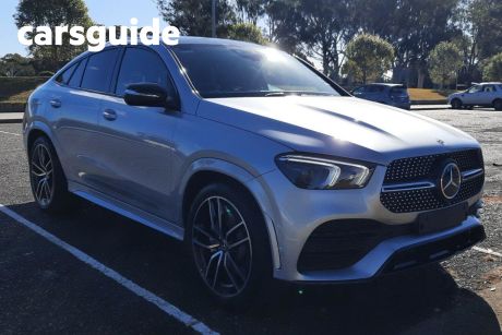 Silver 2022 Mercedes-Benz GLE Coupe 450 4Matic (hybrid)