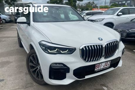 White 2019 BMW X5 Wagon Xdrive 30D