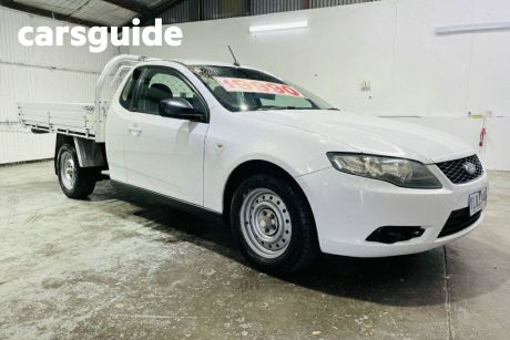 White 2010 Ford Falcon Cab Chassis (LPG)