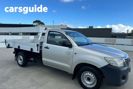 Silver 2012 Toyota Hilux Cab Chassis Workmate