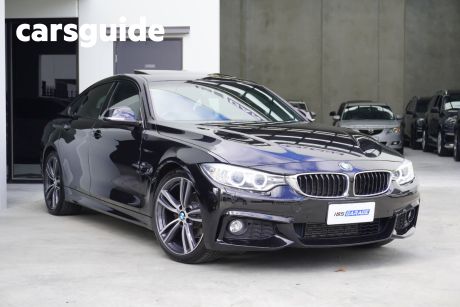 Black 2014 BMW 420I Coupe Gran Coupe Modern Line