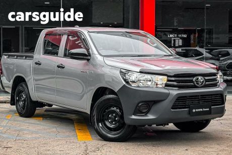 Silver 2022 Toyota Hilux Double Cab Pick Up Workmate (4X2)