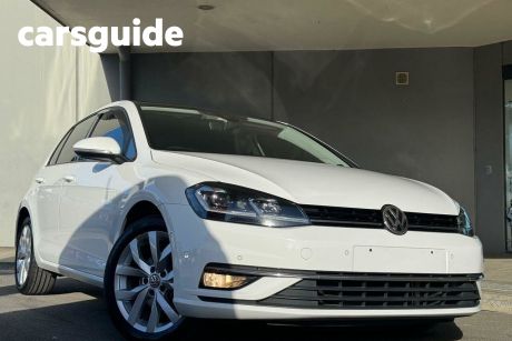 White 2019 Volkswagen Golf Hatchback 110 TSI Highline