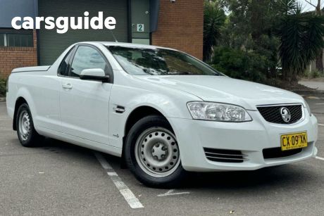 White 2012 Holden Commodore Utility Omega (lpg)