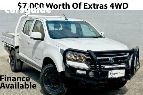 White 2019 Holden Colorado Crew Cab Chassis LS (4X4) (5YR)