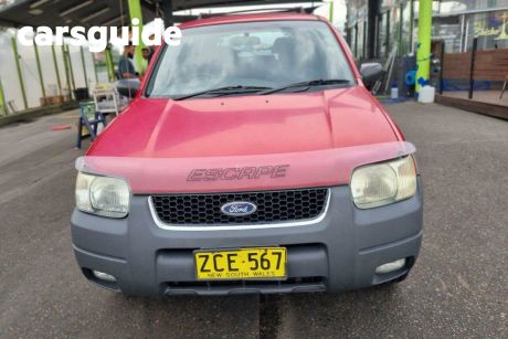 Red 2003 Ford Escape Wagon XLT