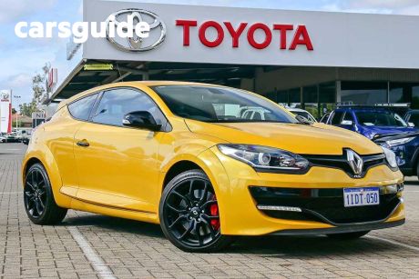Yellow 2015 Renault Megane Coupe R.S. 275 Trophy