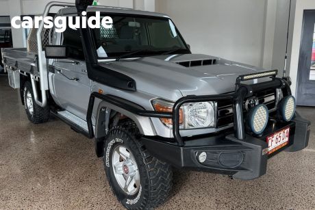 Silver 2018 Toyota Landcruiser Cab Chassis GXL (4X4)