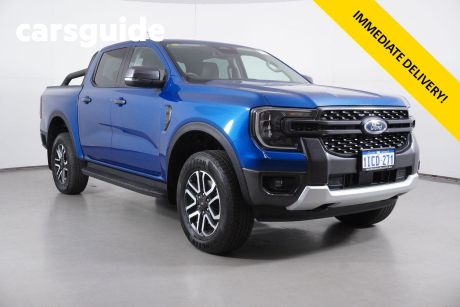 Blue 2023 Ford Ranger Double Cab Pick Up Sport 3.0 (4X4)