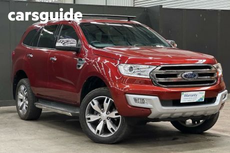 Red 2017 Ford Everest Wagon Titanium (4WD)