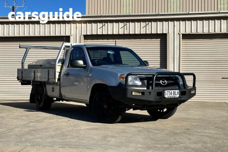 Silver 2010 Mazda BT-50 Cab Chassis Boss B2500 DX