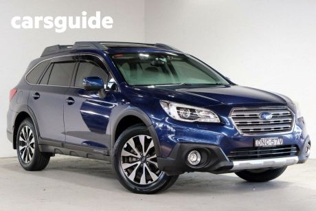 Blue 2017 Subaru Outback Wagon 2.5I Premium