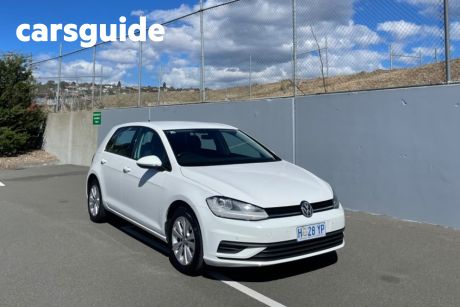 White 2018 Volkswagen Golf Hatchback 110 TSI Trendline