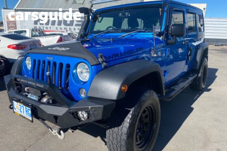 Blue 2016 Jeep Wrangler Unlimited Softtop Sport (4X4)