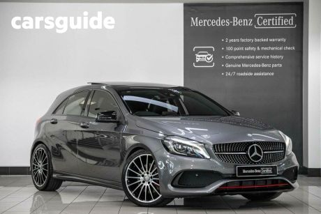 Grey 2016 Mercedes-Benz A250 Hatchback Motorsport Edition