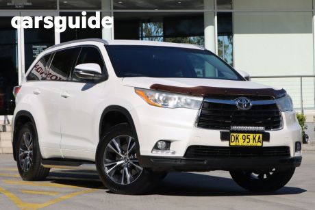 White 2016 Toyota Kluger SUV GXL 2WD