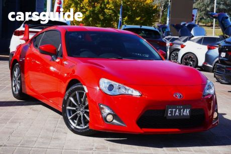 Red 2016 Toyota 86 Coupe GT