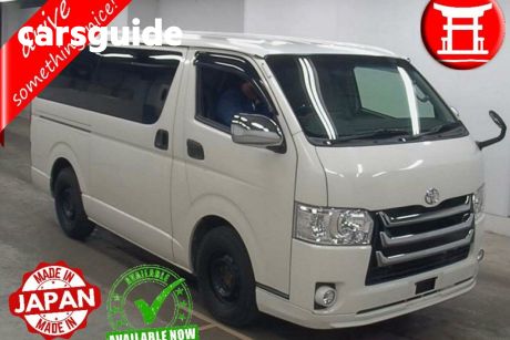 White 2015 Toyota HiAce Commercial Van 5D Long DX GL Package