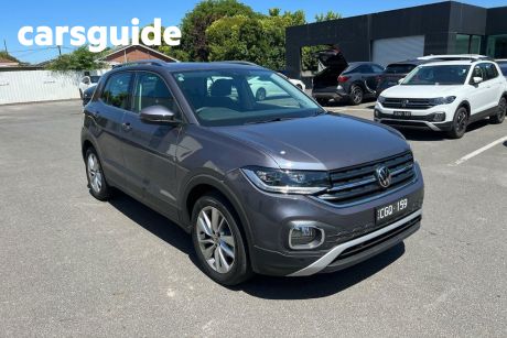 Grey 2023 Volkswagen T-Cross Wagon 85Tfsi Style (restricted Feat)