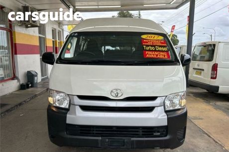 White 2017 Toyota HiAce Van Slwb