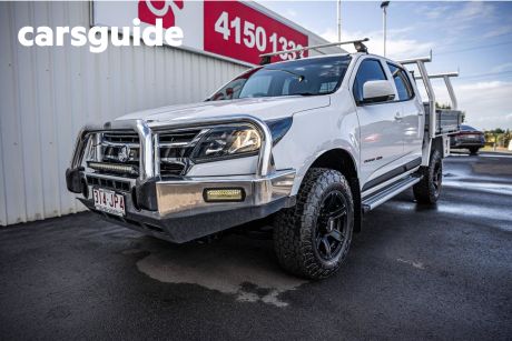 White 2019 Holden Colorado Cab Chassis LS (4X4) (5YR)
