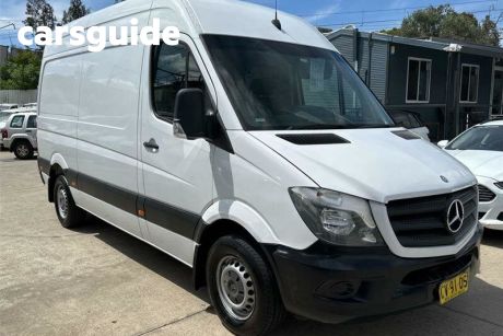 White 2015 Mercedes-Benz Sprinter Commercial 313CDI Low Roof MWB 7G-Tronic