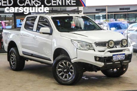 White 2016 Holden Colorado Crew Cab Chassis LS (4X4)