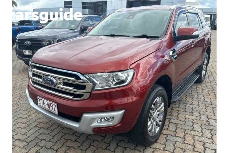 Red 2015 Ford Everest Wagon Trend