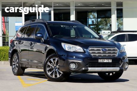 Blue 2015 Subaru Outback Wagon 2.5I