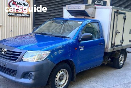 Blue 2014 Toyota Hilux Ute Tray