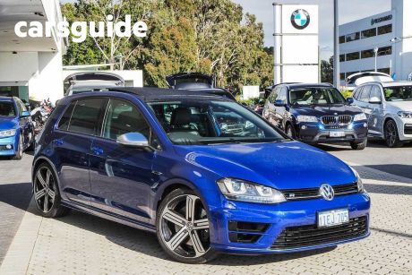 Blue 2016 Volkswagen Golf Hatchback R