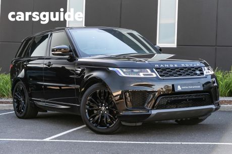 Black 2018 Land Rover Range Rover Sport Wagon SDV6 SE