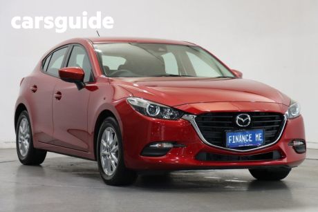 Red 2017 Mazda 3 Hatchback NEO