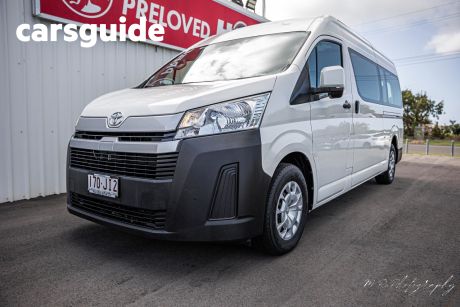 White 2019 Toyota HiAce Commercial Commuter High Roof Super LWB GL
