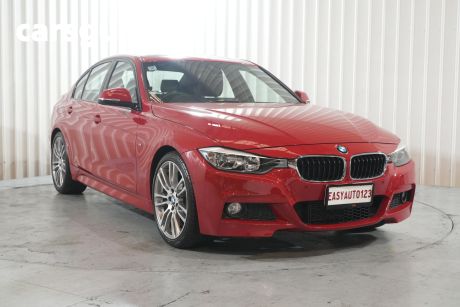 Red 2014 BMW 320I Sedan