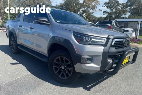 Silver 2021 Toyota Hilux Double Cab Pick Up Rogue (4X4)