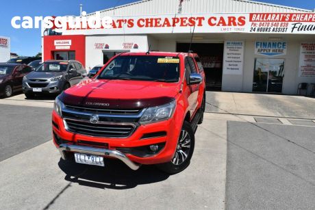 Red 2017 Holden Colorado Crew Cab Pickup Storm (4x4)