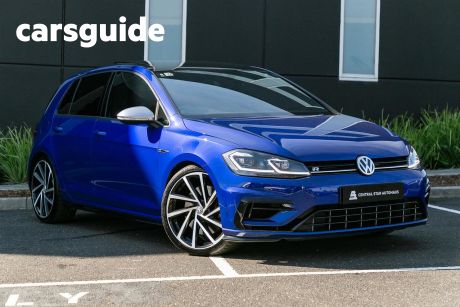 Blue 2018 Volkswagen Golf Hatchback R
