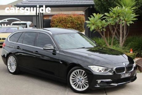 Black 2015 BMW 320I Wagon Touring Luxury Line