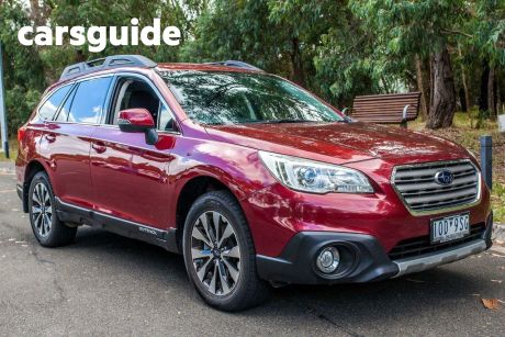 Red 2015 Subaru Outback Wagon 2.5I