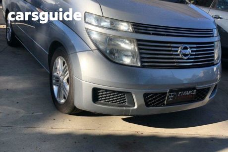 Silver 2004 Nissan Elgrand Commercial Rider S