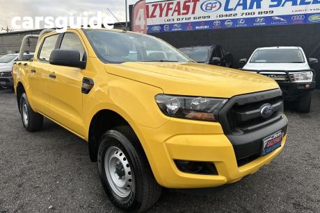 Yellow 2018 Ford Ranger Cab Chassis XL 2.2 HI-Rider (4X2)