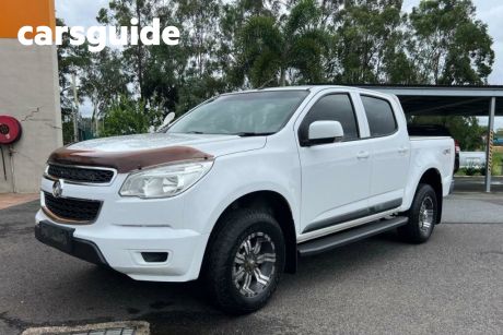 White 2014 Holden Colorado Cab Chassis LS (4X4)